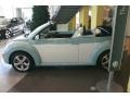 2010 Aquarius Blue/Campanella White Volkswagen New Beetle Final Edition Convertible  photo #4