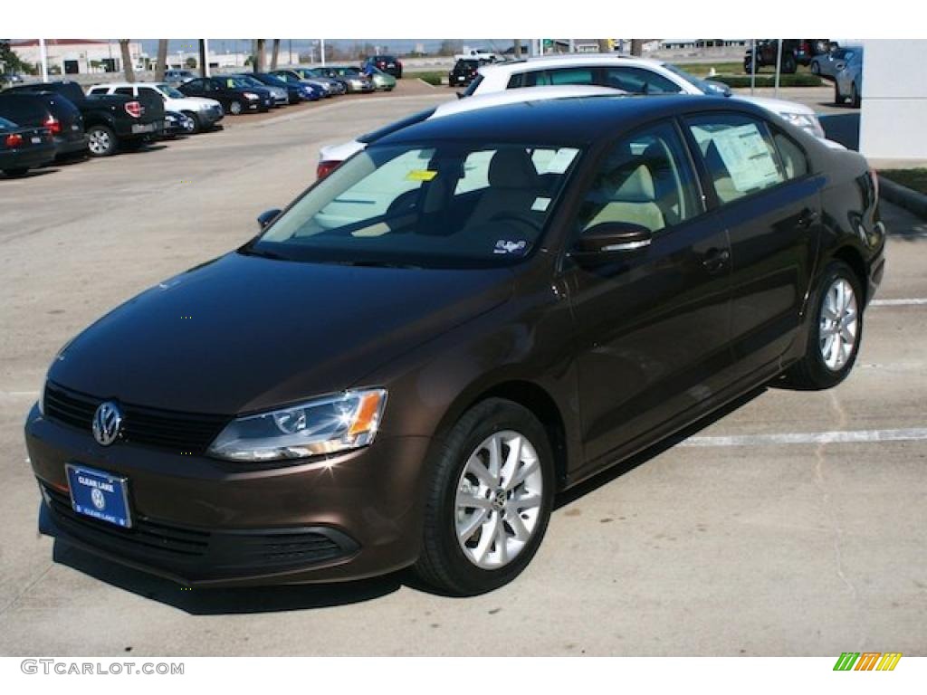Toffee Brown Metallic 2011 Volkswagen Jetta SE Sedan Exterior Photo #42514775