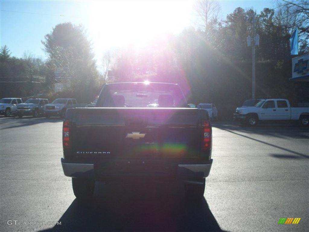 2010 Silverado 1500 Regular Cab - Black / Dark Titanium photo #7