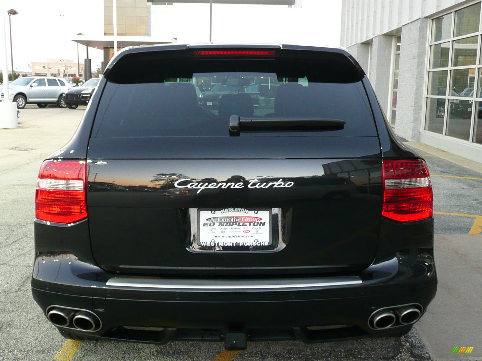 2008 Cayenne Turbo - Black / Black photo #5