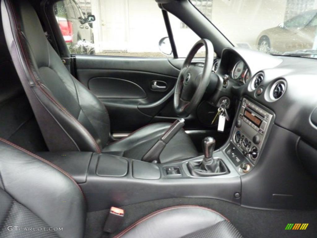 Black Interior 2004 Mazda MX-5 Miata MAZDASPEED Roadster Photo #42519925