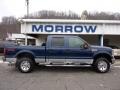 2008 Dark Blue Pearl Metallic Ford F250 Super Duty XLT Crew Cab 4x4  photo #1