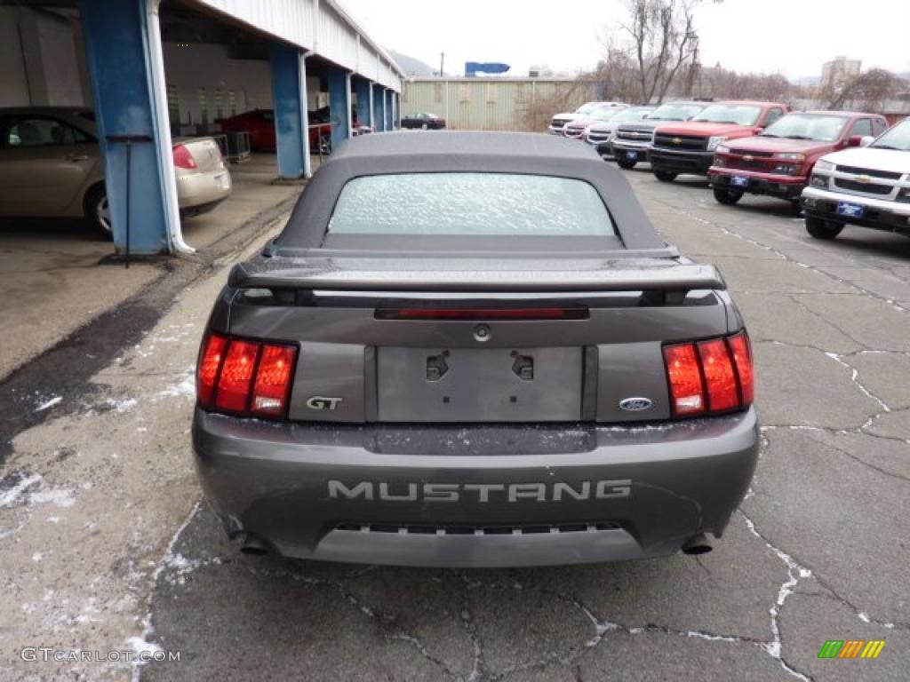 2004 Mustang GT Convertible - Dark Shadow Grey Metallic / Dark Charcoal photo #9