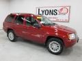 2002 Inferno Red Tinted Pearlcoat Jeep Grand Cherokee Limited 4x4  photo #15