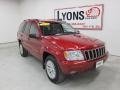 2002 Inferno Red Tinted Pearlcoat Jeep Grand Cherokee Limited 4x4  photo #19