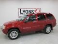 2002 Inferno Red Tinted Pearlcoat Jeep Grand Cherokee Limited 4x4  photo #25