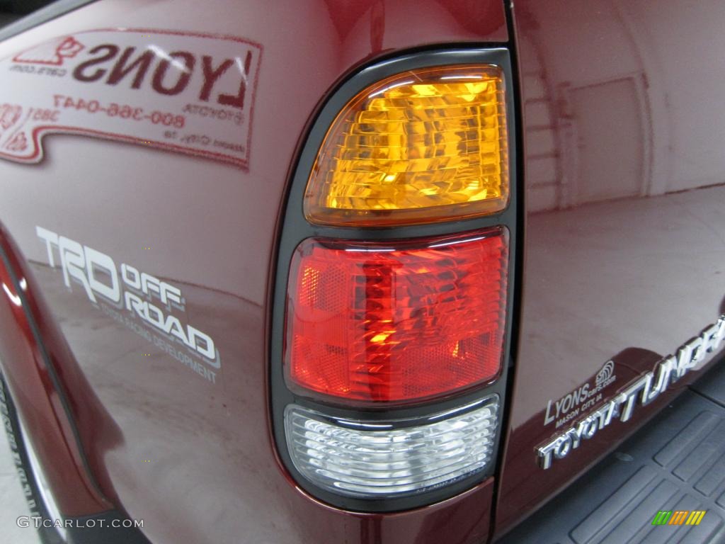 2004 Tundra SR5 TRD Access Cab 4x4 - Salsa Red Pearl / Oak photo #2