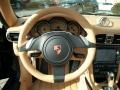 Sand Beige 2011 Porsche 911 Carrera 4S Cabriolet Steering Wheel