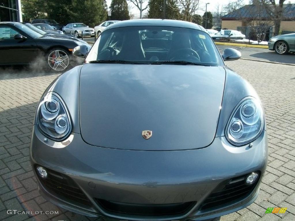 2011 Cayman S - Meteor Grey Metallic / Black photo #2
