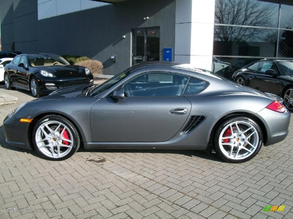 Meteor Grey Metallic 2011 Porsche Cayman S Exterior Photo #42524873