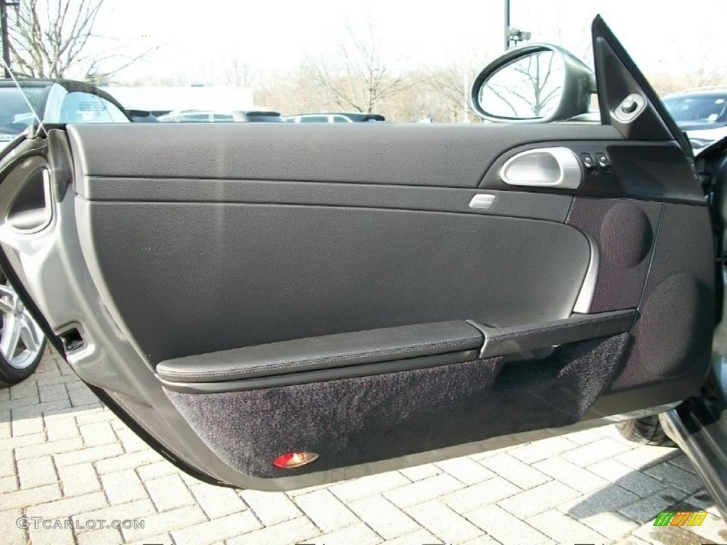 2011 Porsche Cayman S Black Door Panel Photo #42524889