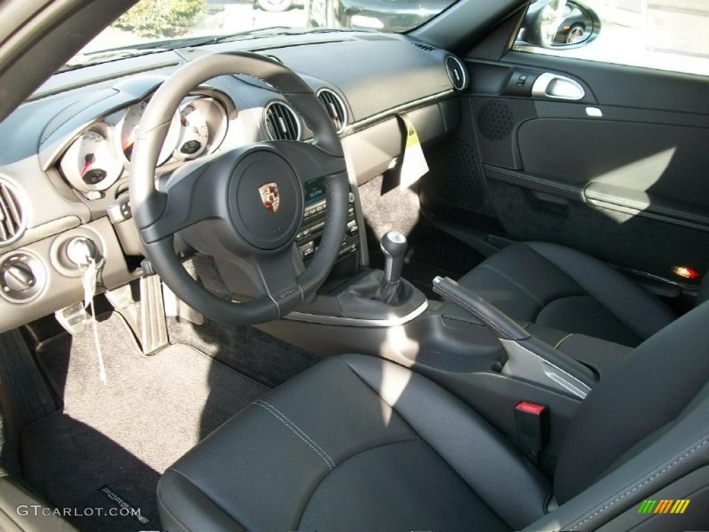 Black Interior 2011 Porsche Cayman S Photo #42524921