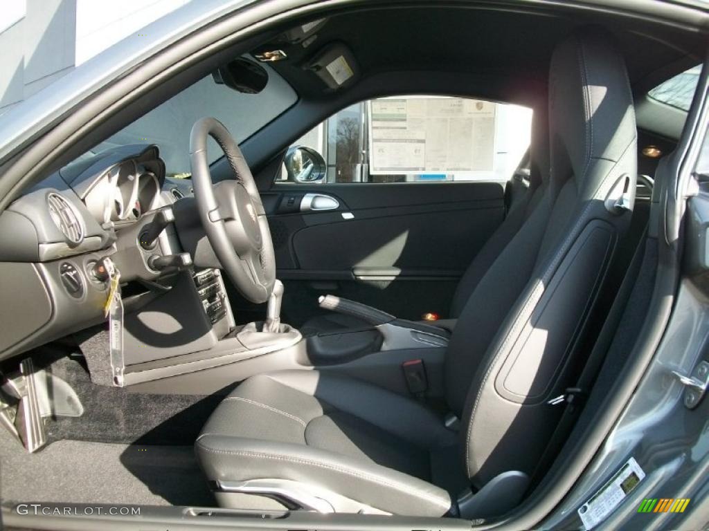 2011 Cayman S - Meteor Grey Metallic / Black photo #13