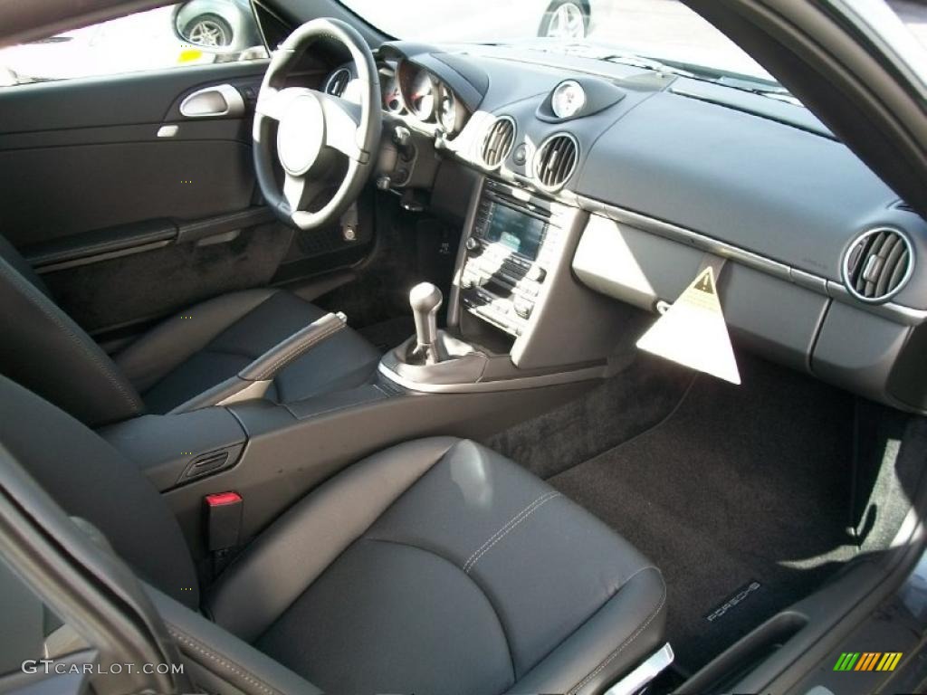 2011 Cayman S - Meteor Grey Metallic / Black photo #24