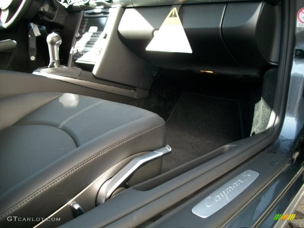 2011 Cayman S - Meteor Grey Metallic / Black photo #25