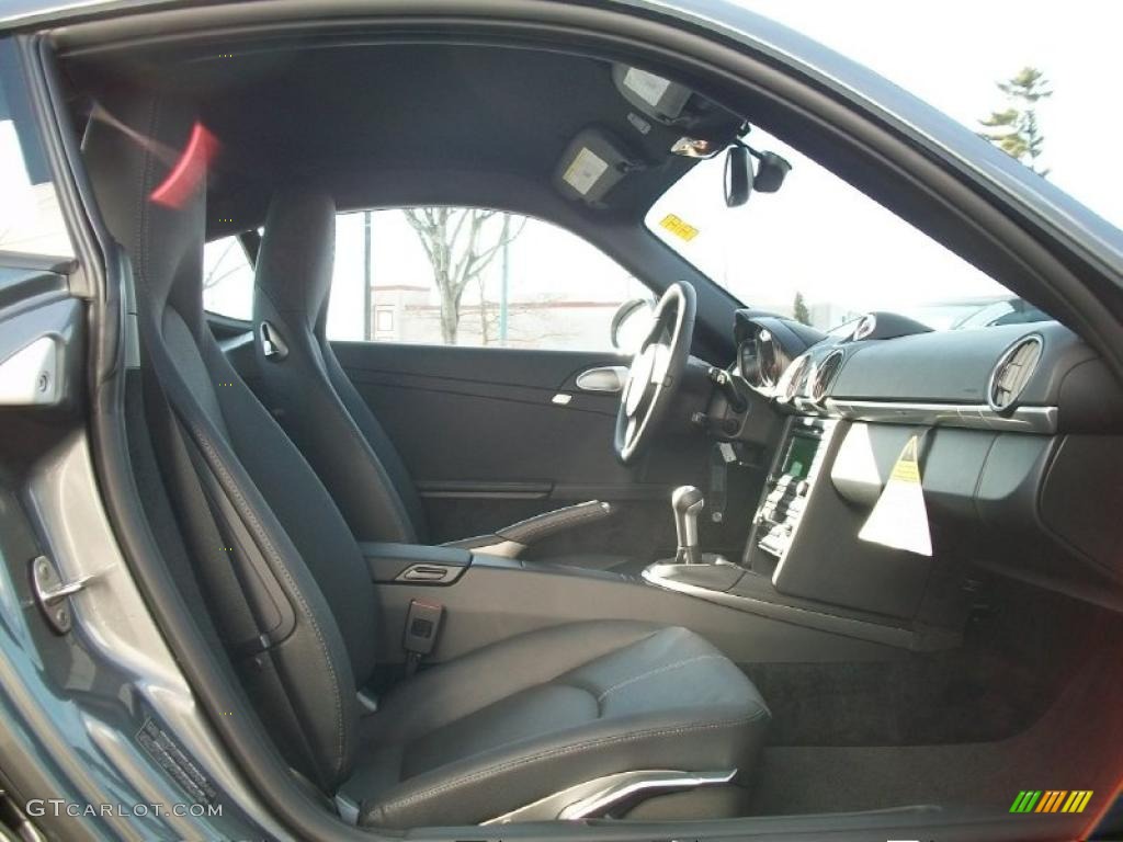 2011 Cayman S - Meteor Grey Metallic / Black photo #26