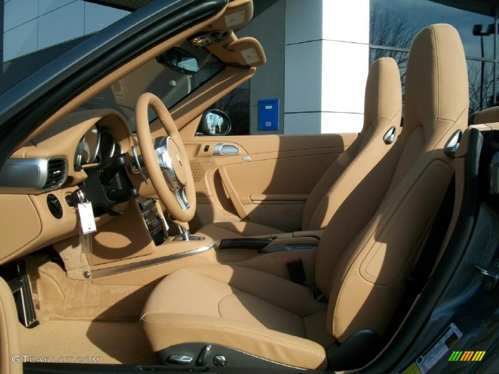 2011 911 Carrera S Cabriolet - Meteor Grey Metallic / Sand Beige photo #15