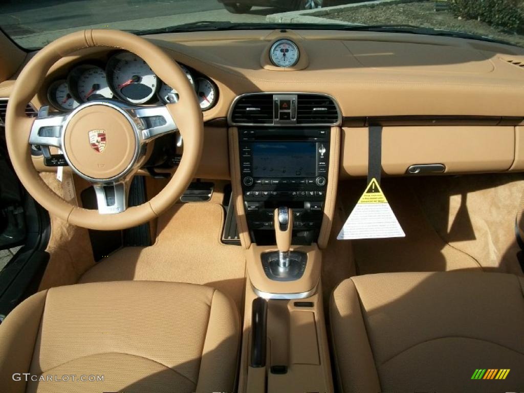 2011 911 Carrera S Cabriolet - Meteor Grey Metallic / Sand Beige photo #16