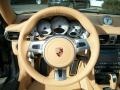 Sand Beige 2011 Porsche 911 Carrera S Cabriolet Steering Wheel