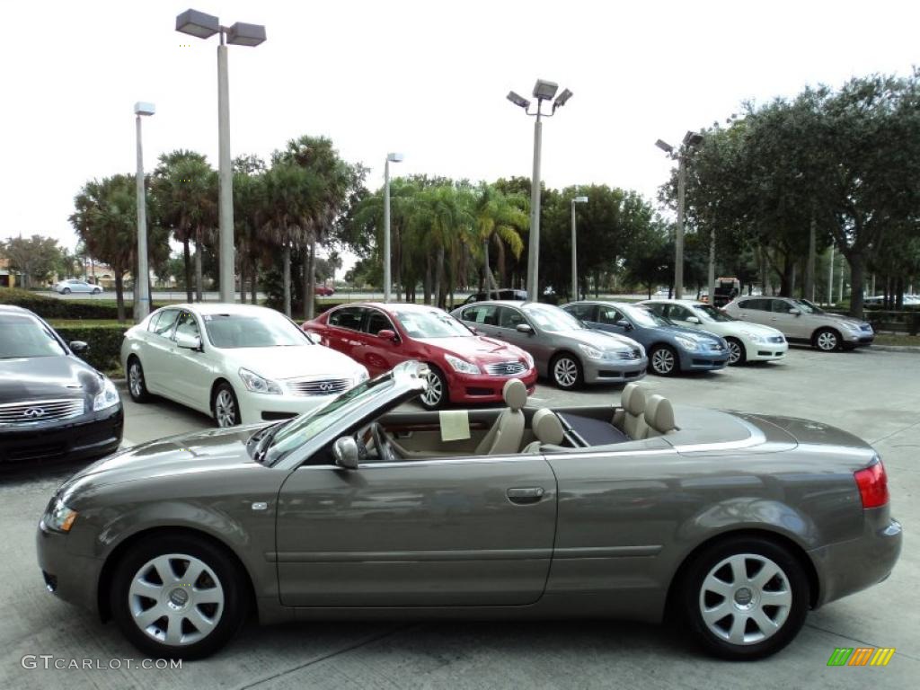 Alpaka Beige Metallic 2005 Audi A4 3.0 Cabriolet Exterior Photo #42526317