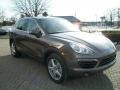 2011 Umber Brown Metallic Porsche Cayenne S Hybrid  photo #3