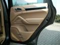 Luxor Beige 2011 Porsche Cayenne S Hybrid Door Panel