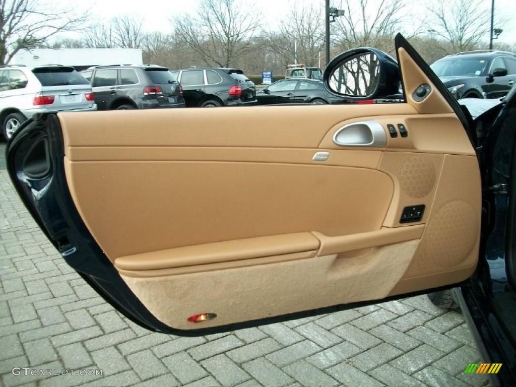 2011 Porsche Boxster Standard Boxster Model Sand Beige Door Panel Photo #42528157