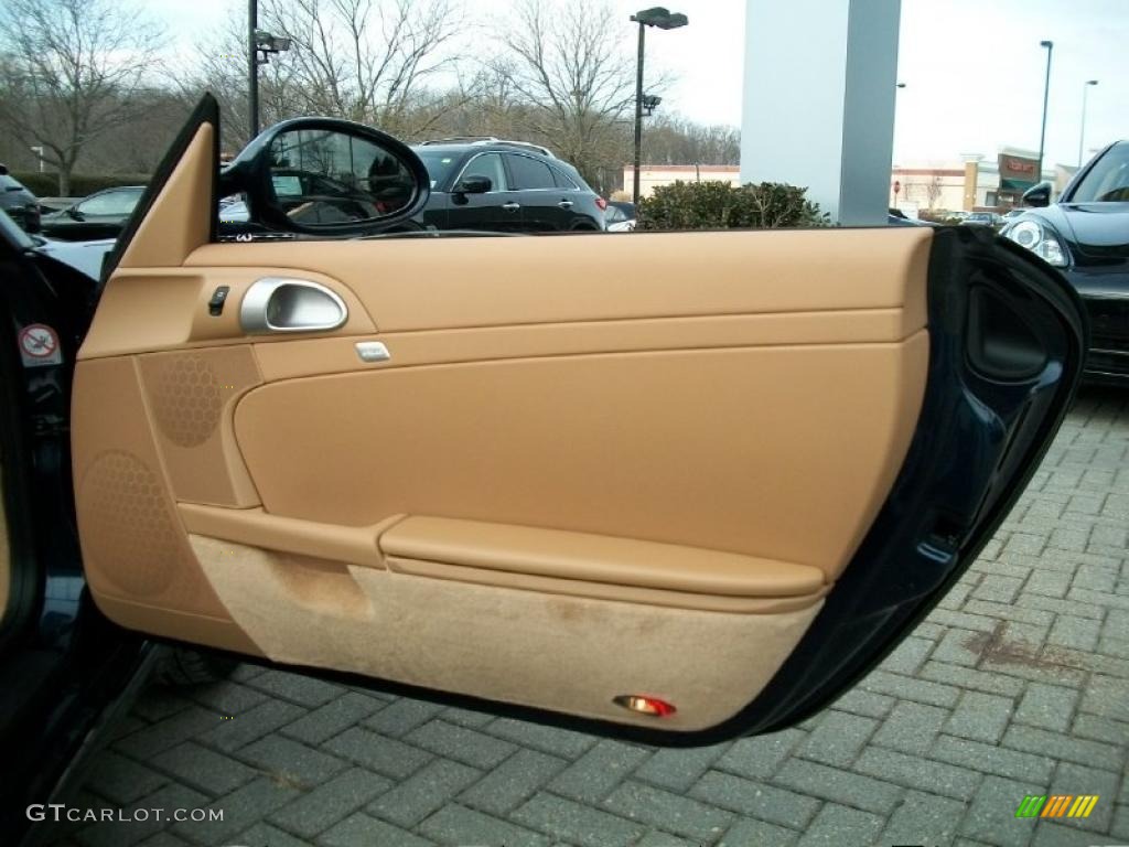 2011 Porsche Boxster Standard Boxster Model Sand Beige Door Panel Photo #42528405