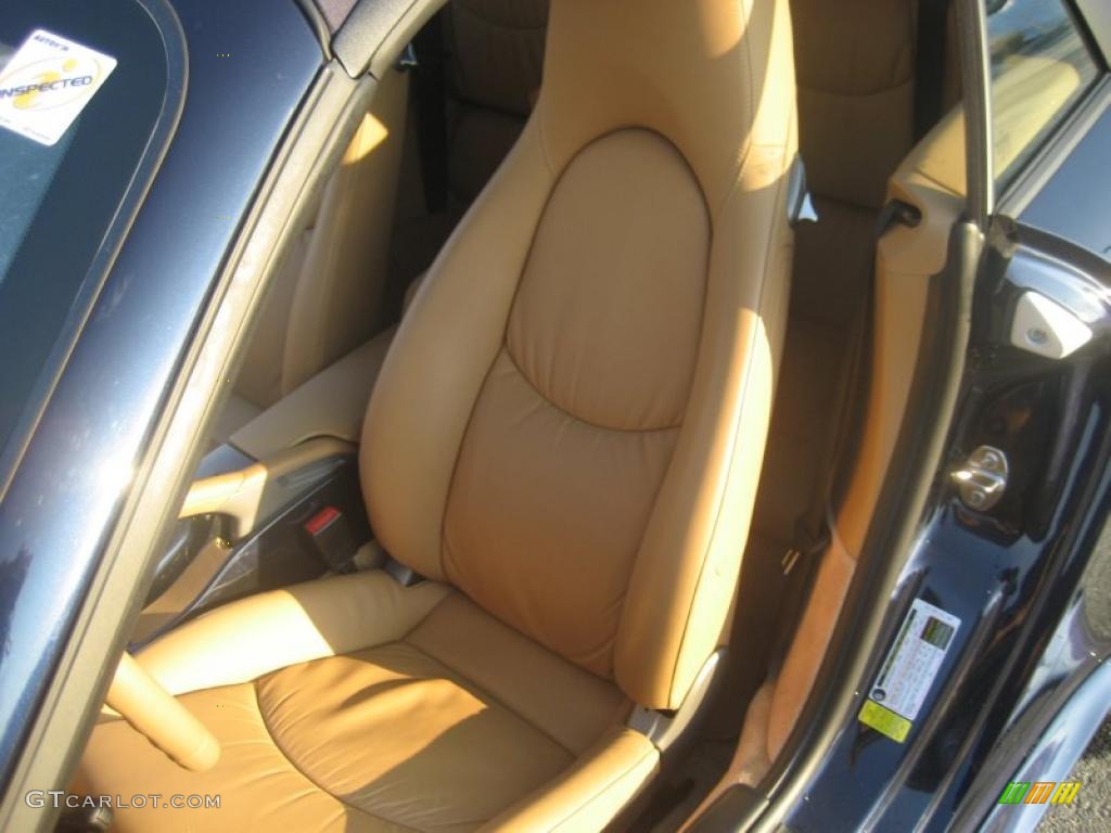 2008 911 Carrera S Cabriolet - Midnight Blue Metallic / Sand Beige photo #23