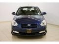 2009 Dark Sapphire Blue Hyundai Accent SE 3 Door  photo #2