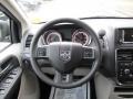Black/Light Graystone 2011 Dodge Grand Caravan Mainstreet Steering Wheel
