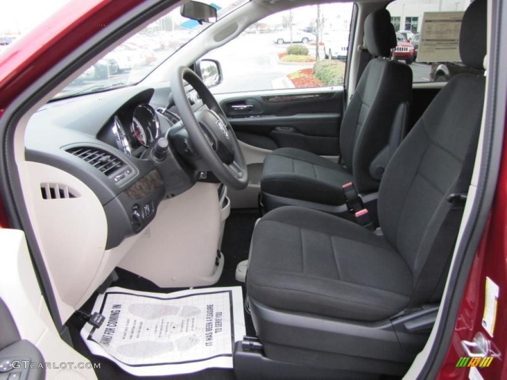 Black/Light Graystone Interior 2011 Dodge Grand Caravan Express Photo #42533829