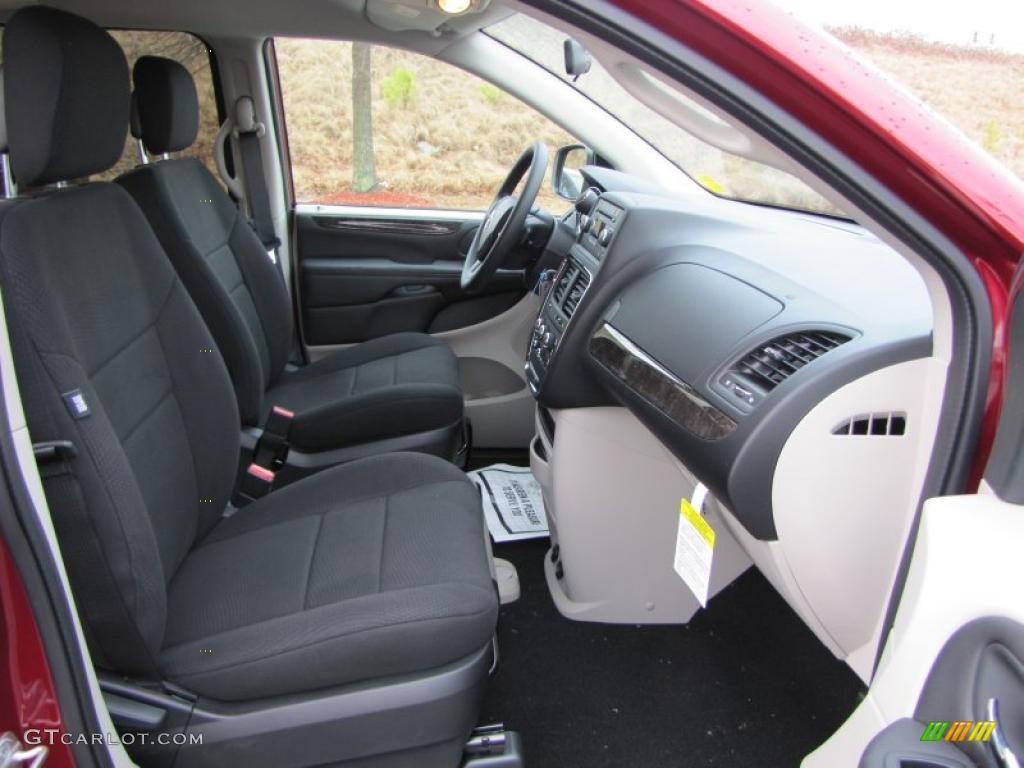 Black/Light Graystone Interior 2011 Dodge Grand Caravan Express Photo #42533877