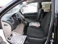 Black/Light Graystone 2011 Dodge Grand Caravan Mainstreet Interior Color