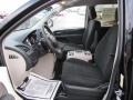  2011 Grand Caravan Mainstreet Black/Light Graystone Interior