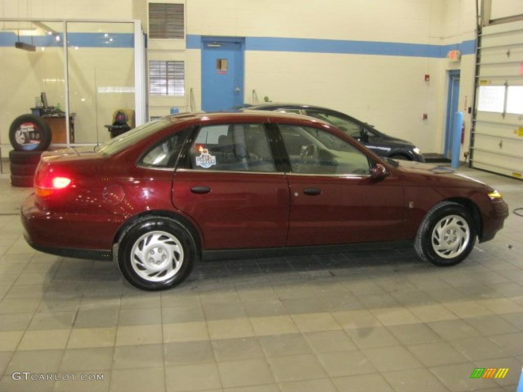 2000 L Series LS1 Sedan - Dark Red / Gray photo #3