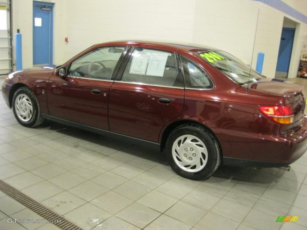 2000 L Series LS1 Sedan - Dark Red / Gray photo #4