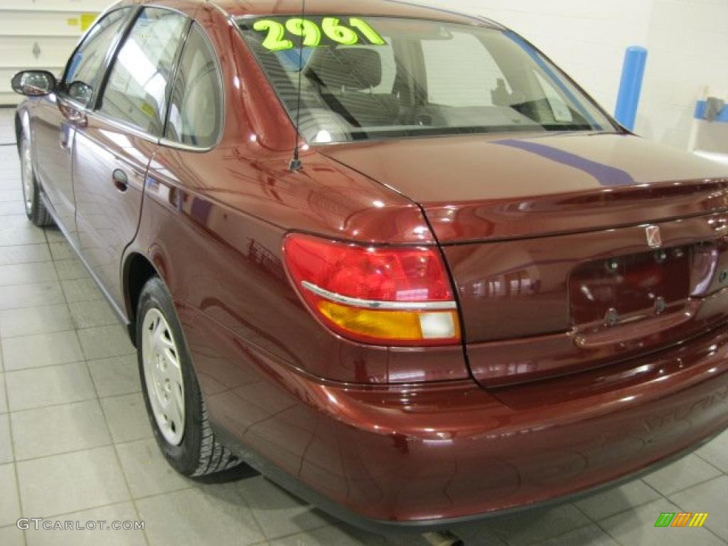 2000 L Series LS1 Sedan - Dark Red / Gray photo #9