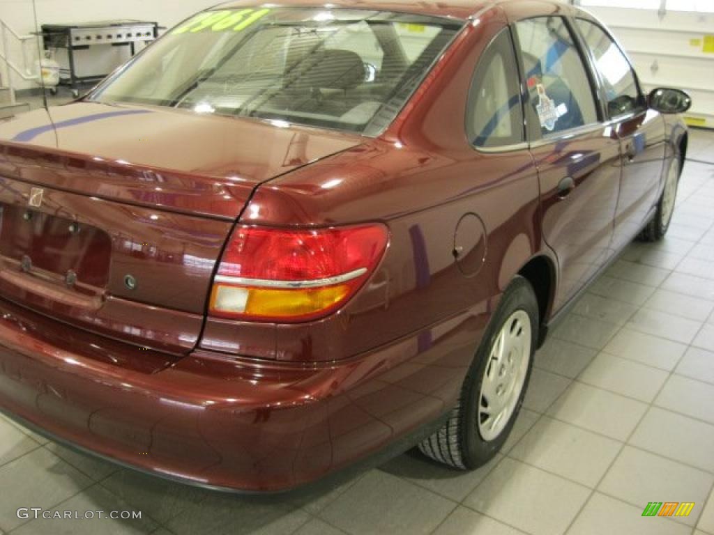 2000 L Series LS1 Sedan - Dark Red / Gray photo #10