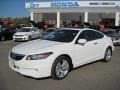 2011 Taffeta White Honda Accord EX-L V6 Coupe  photo #1