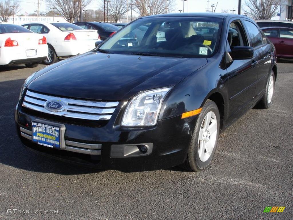 2008 Fusion SE - Black Ebony / Charcoal Black photo #1