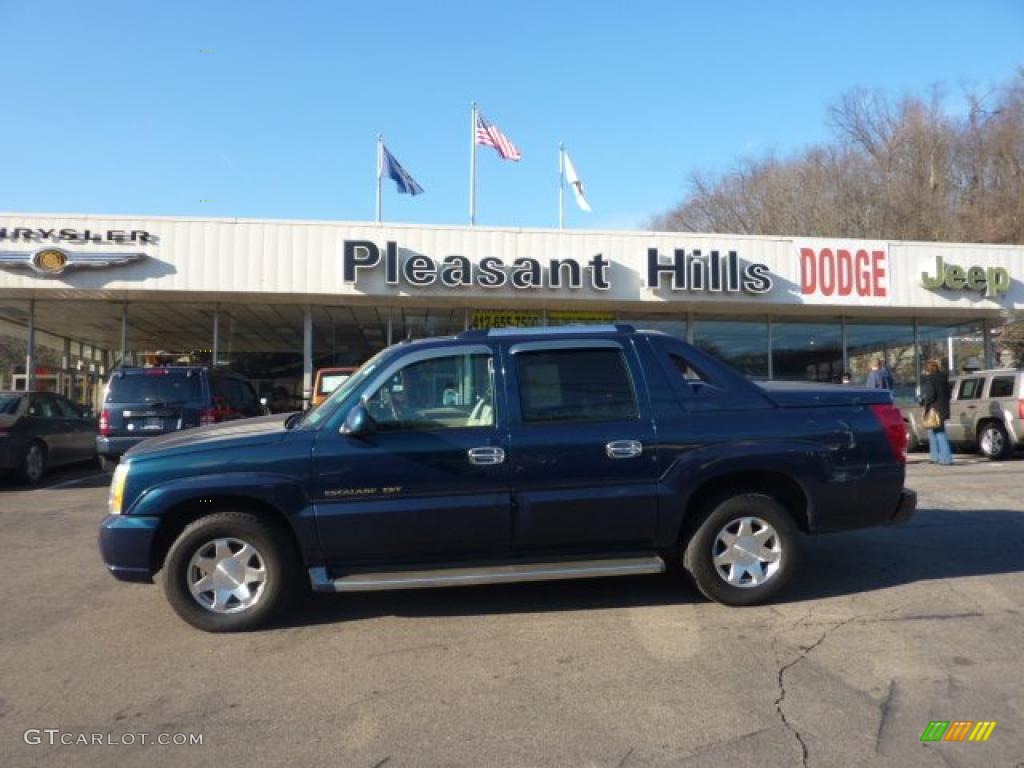 2005 Escalade EXT AWD - Rip Tide Blue / Pewter photo #1