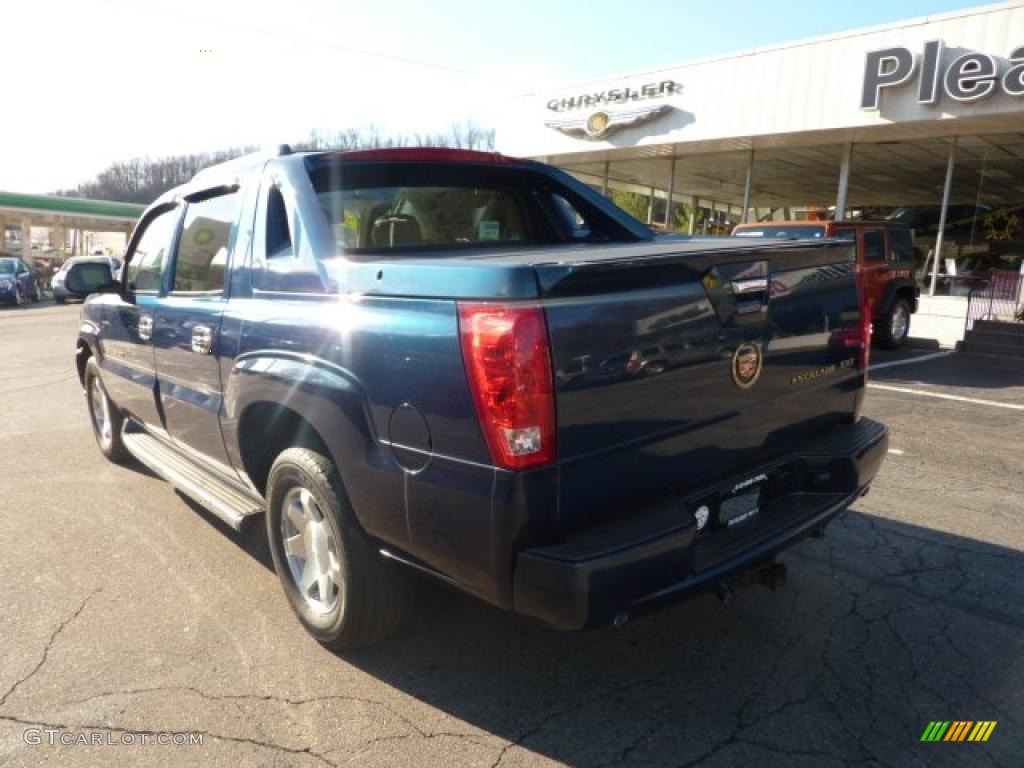 2005 Escalade EXT AWD - Rip Tide Blue / Pewter photo #2