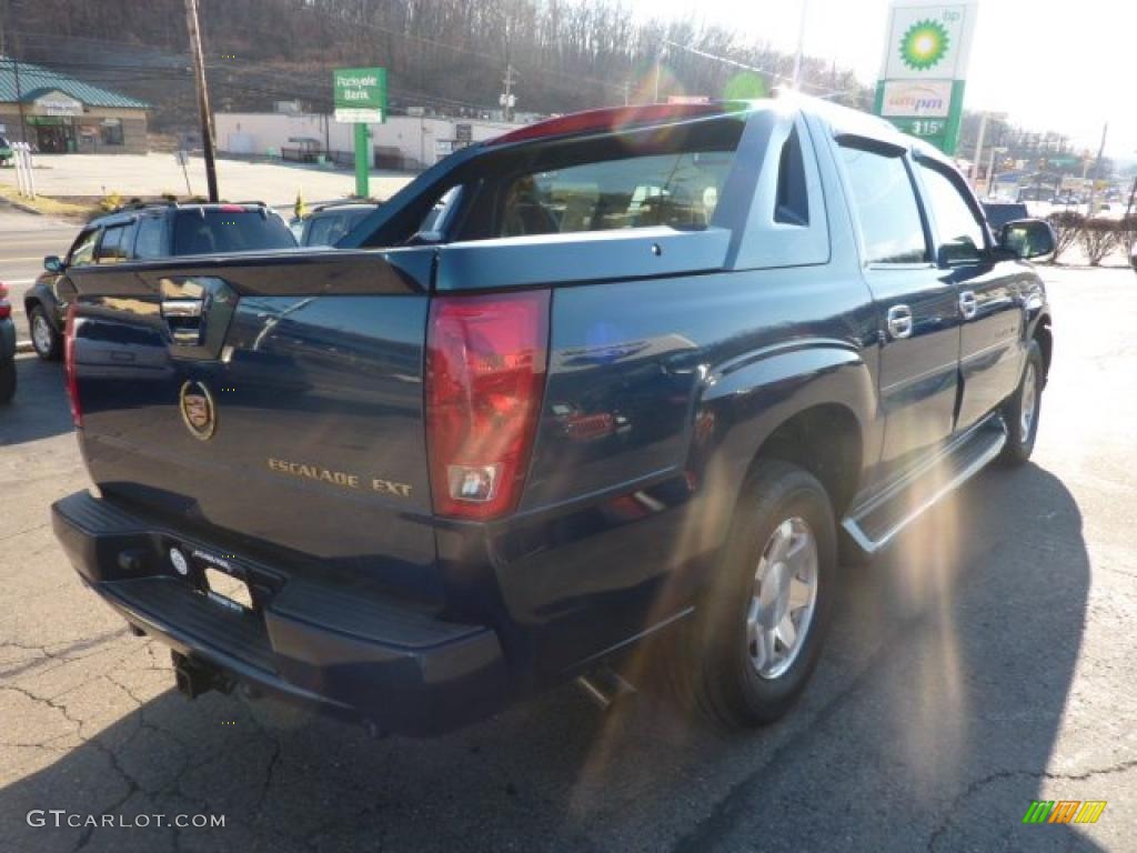 2005 Escalade EXT AWD - Rip Tide Blue / Pewter photo #4