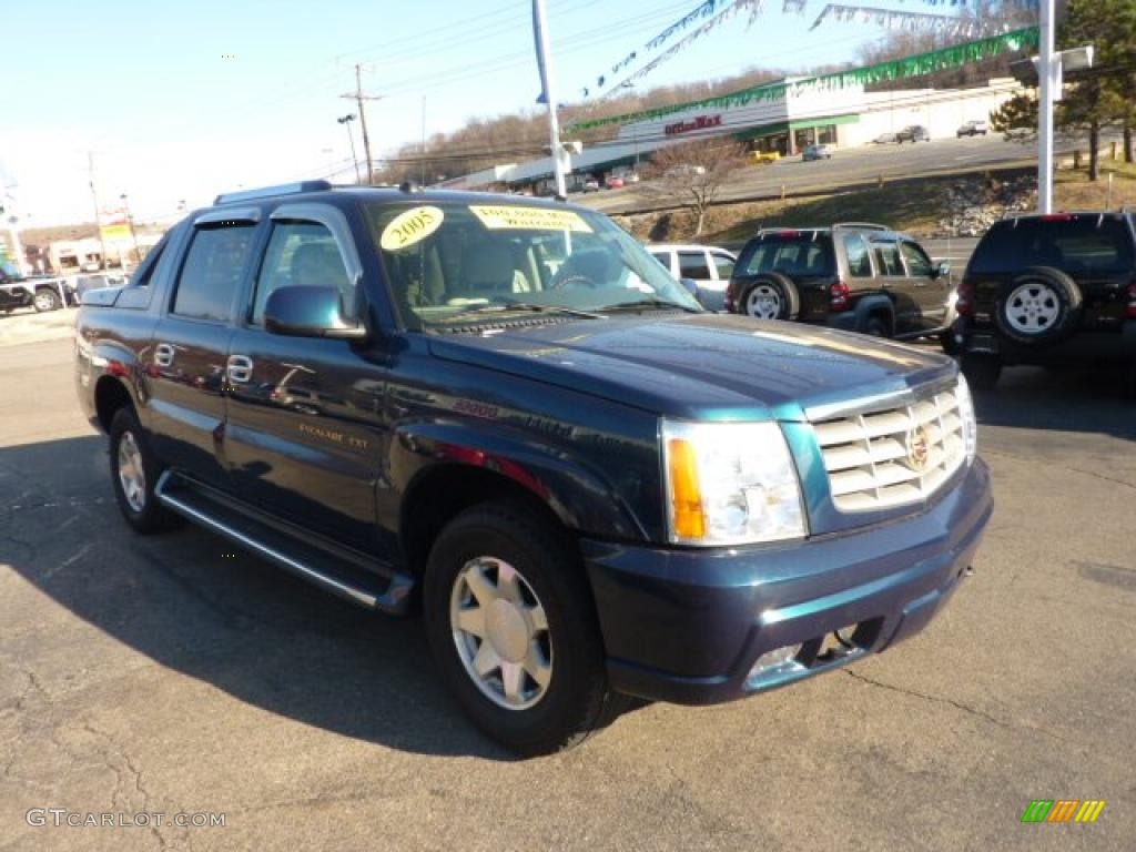 2005 Escalade EXT AWD - Rip Tide Blue / Pewter photo #6