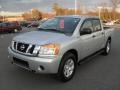 2009 Radiant Silver Nissan Titan XE Crew Cab  photo #1