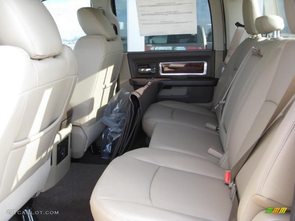 Light Pebble Beige/Bark Brown Interior 2011 Dodge Ram 2500 HD Laramie Crew Cab 4x4 Photo #42540193