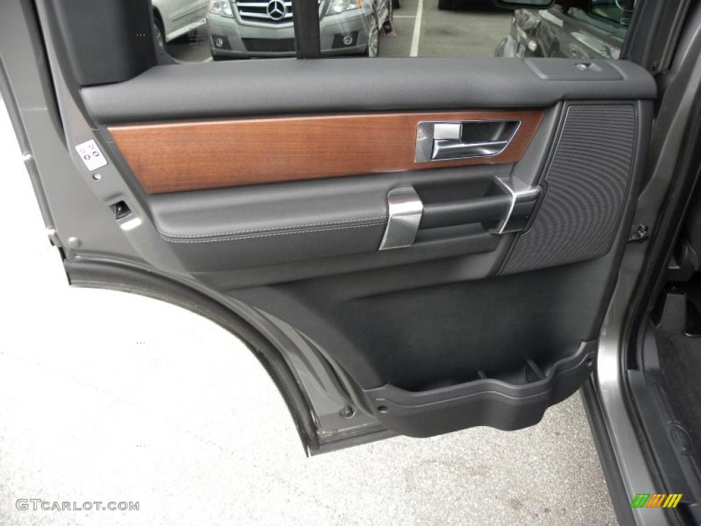 2010 Land Rover LR4 HSE Lux Ebony Door Panel Photo #42540605