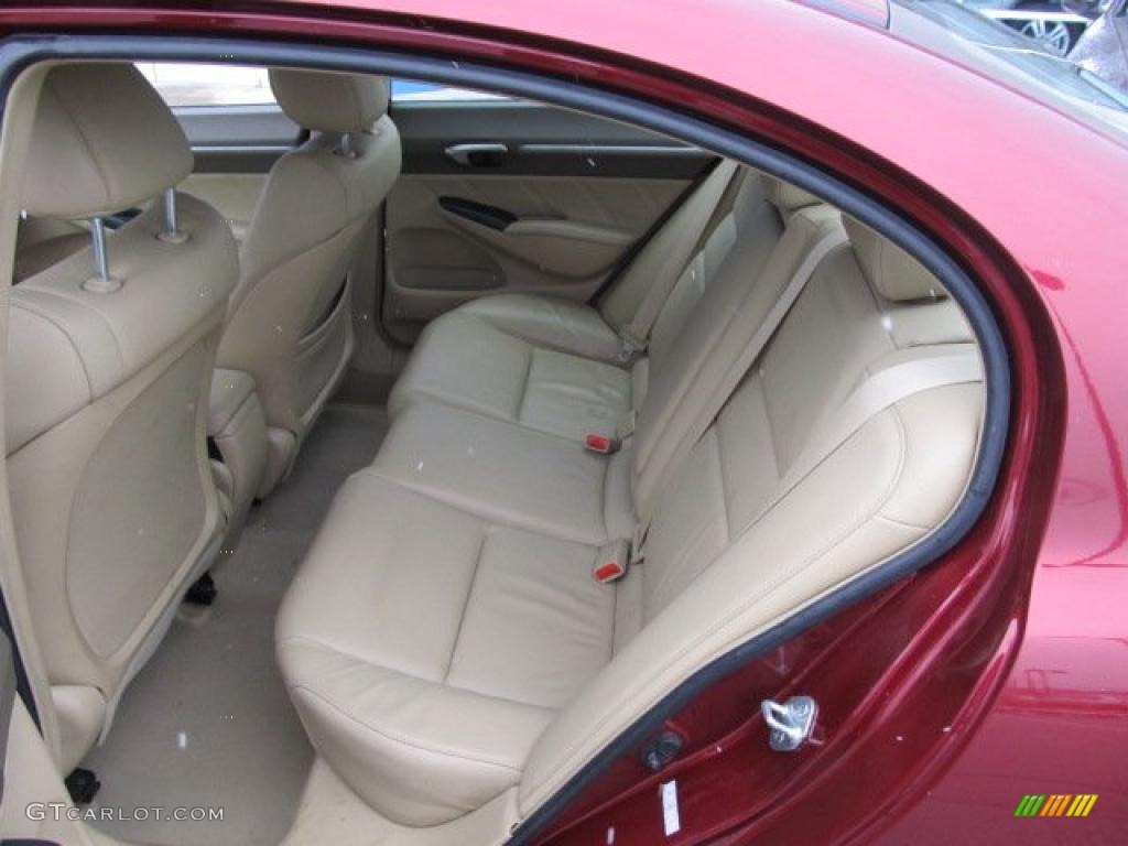 Ivory Interior 2008 Honda Civic EX-L Sedan Photo #42541033
