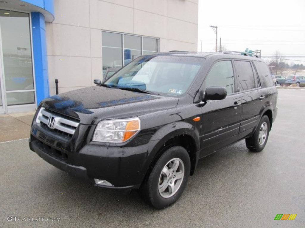 2008 Pilot Special Edition 4WD - Formal Black / Gray photo #2